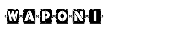 Waponi font