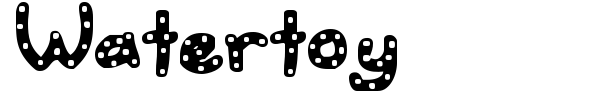 Watertoy font