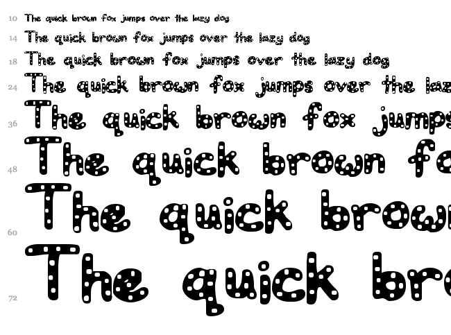 Watertoy font waterfall