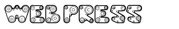 Web Press font