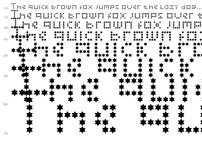 Wendy Mupke font waterfall
