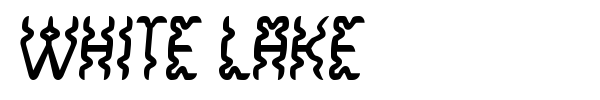 White Lake font