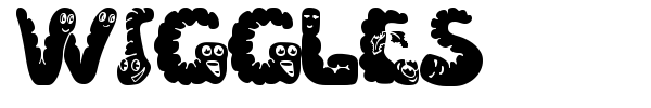 Wiggles font preview