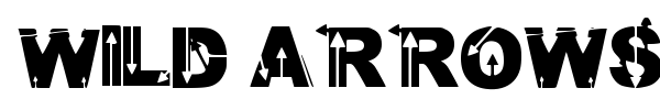 Wild Arrows font