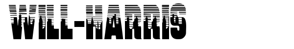 Will-Harris font preview