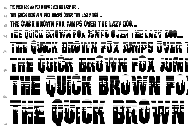 Will-Harris font waterfall