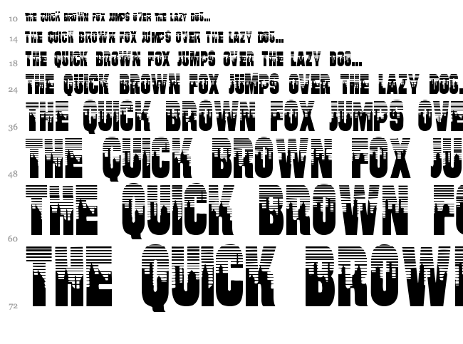 Will-Harris font waterfall
