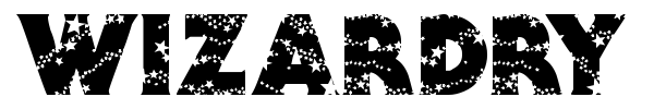 Wizardry font preview