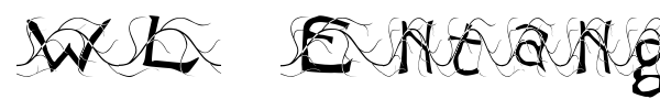 WL EntangleMental font preview