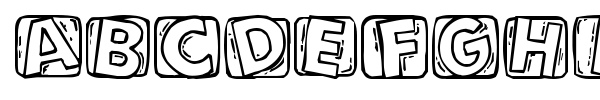 Woodcutted Caps font preview