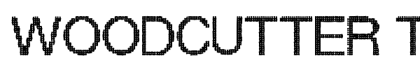 Woodcutter Trama font