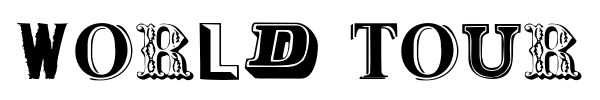 World Tour font preview