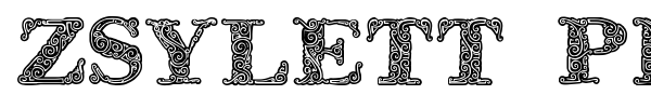 Zsylett Pro font