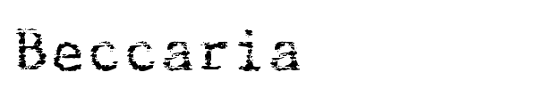 Beccaria font preview