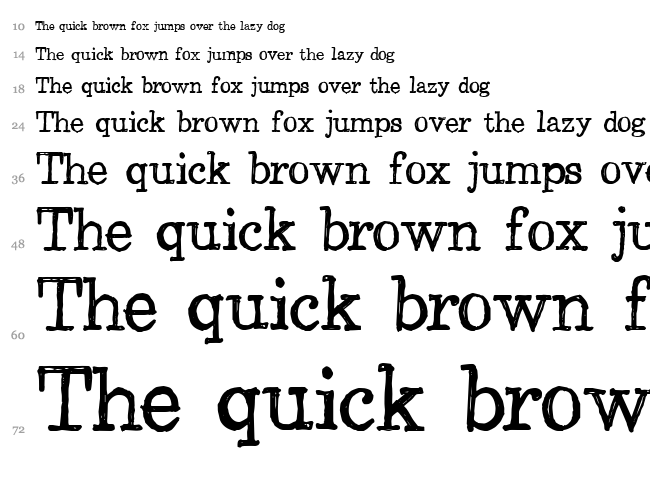 CF Back to School font waterfall