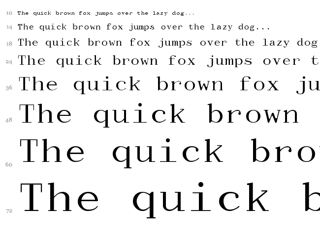Dactylographe font waterfall
