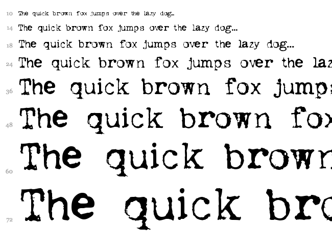 font waterfall