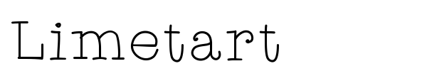 Limetart font