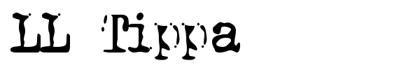 LL Tippa font