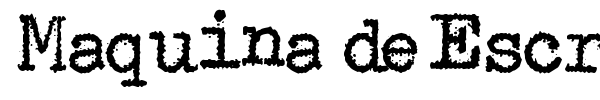 Maquina de Escribir font