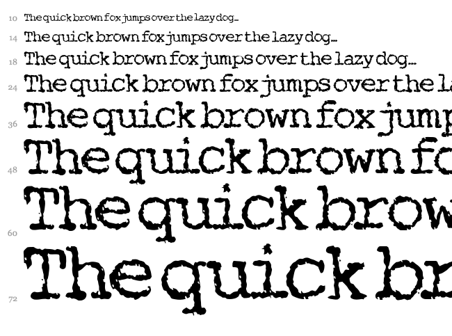 Misery Loves Company font waterfall