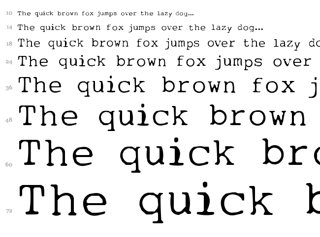 My type of font font waterfall