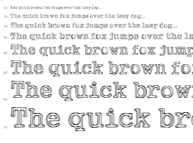 Neo-Writer font waterfall