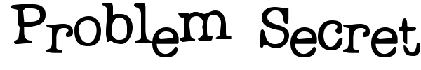 Problem Secretary font preview