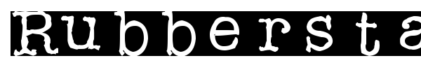 Rubberstamp font
