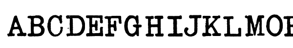 Senta Schreibmaschine font