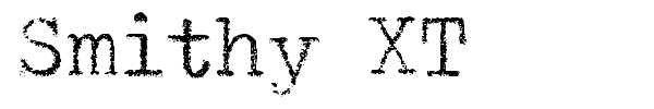 Smithy XT font preview