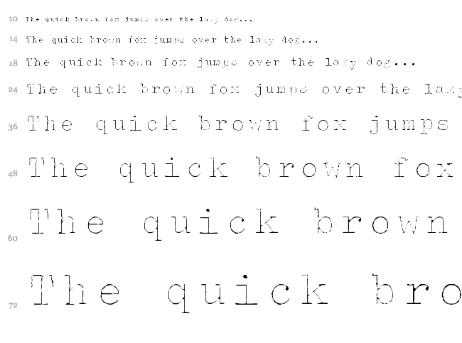 Splendid 66 font waterfall