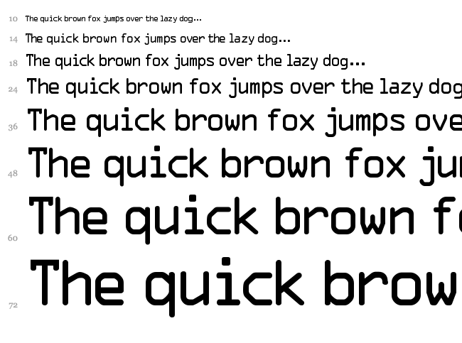 Stalker font waterfall