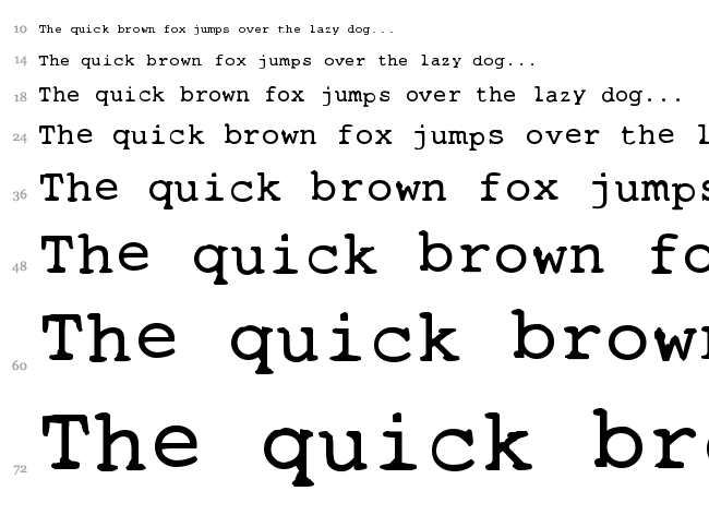 Stalker font waterfall