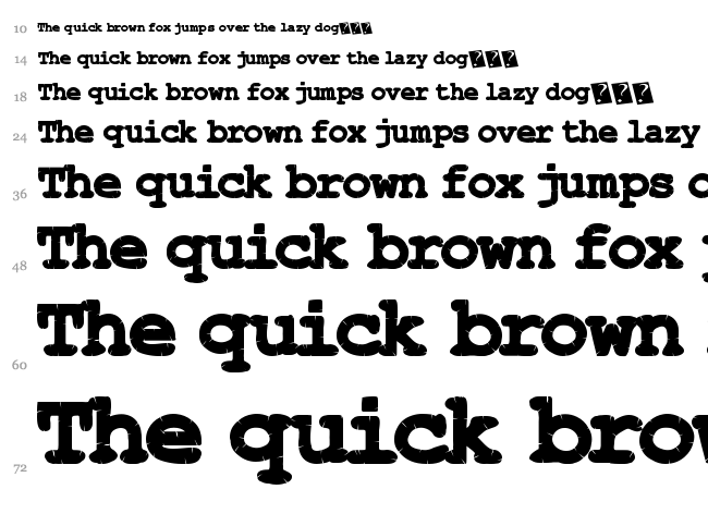 Stitchy Times font waterfall