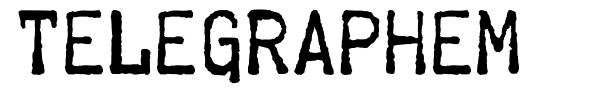 Telegraphem font