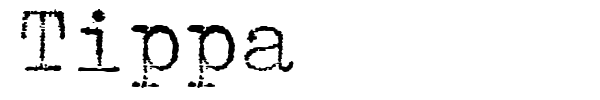 Tippa font preview