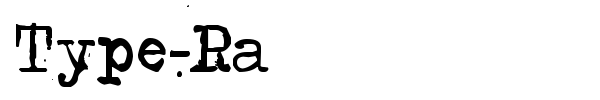 Type-Ra font