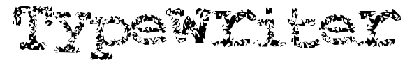 Typewriter from Hell font