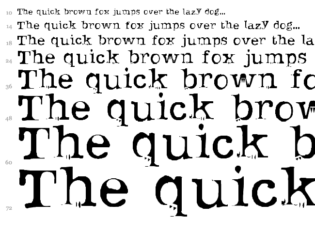 Uknowjack font waterfall