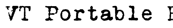 VT Portable Remington font