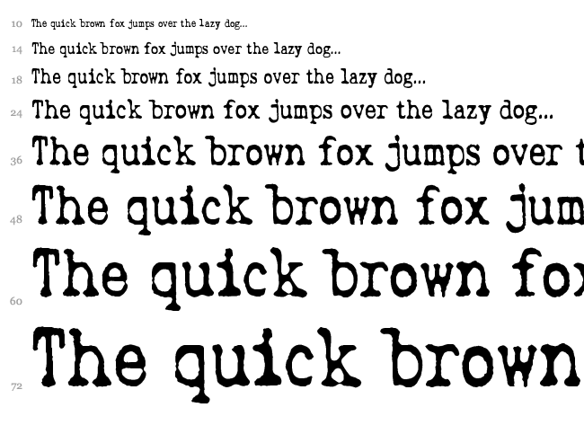 Wripetyter font waterfall