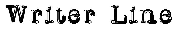 Writer Line font