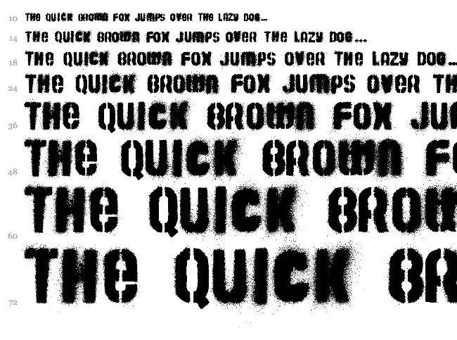 Barrio 30 font waterfall