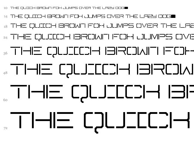 Battlecry font waterfall