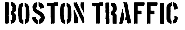 Boston Traffic font