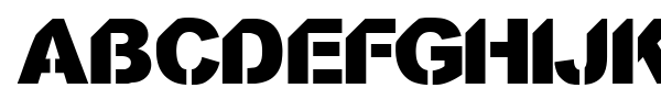 CF Stencil Orama font