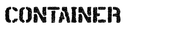 Container font