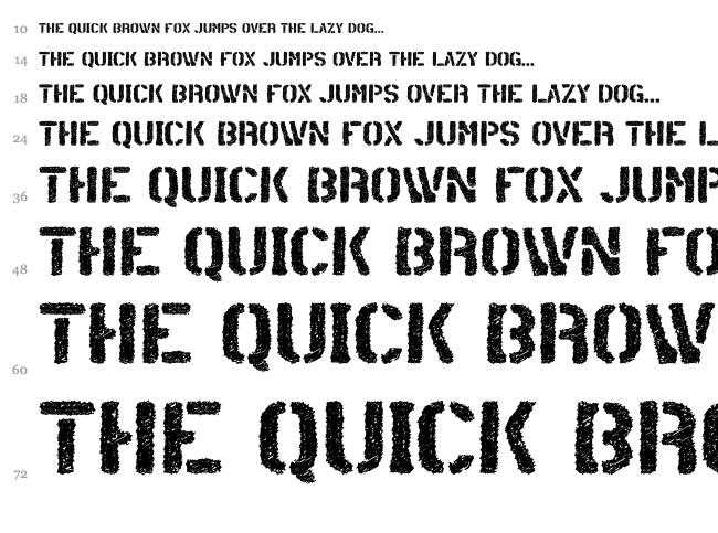 Container font waterfall