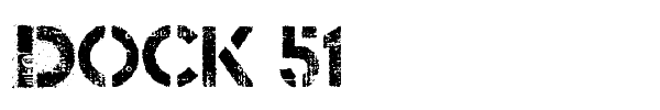 Dock 51 font